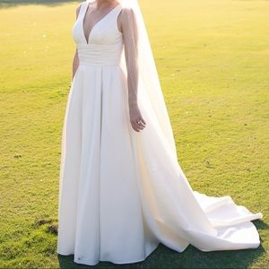 Satin Ballgown Wedding Dress